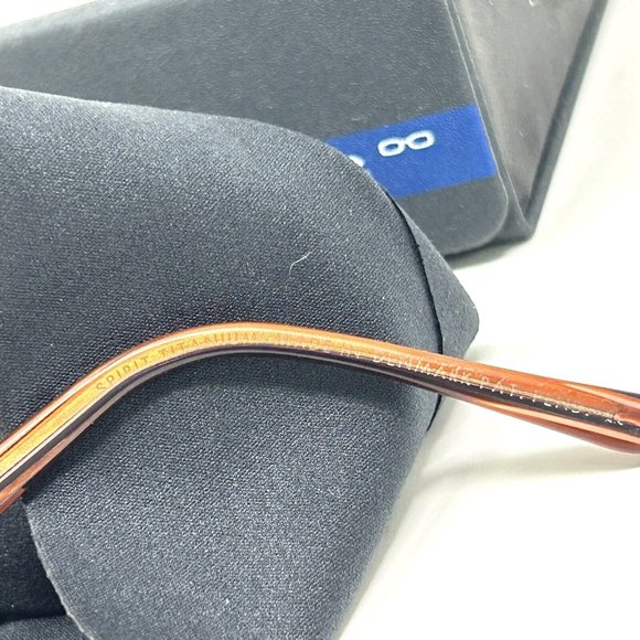 LINDBERG SPIRIT TITANIUM Eyeglasses Rimless Frame Striped Brown K50 Col. K31 - Picture 9 of 16